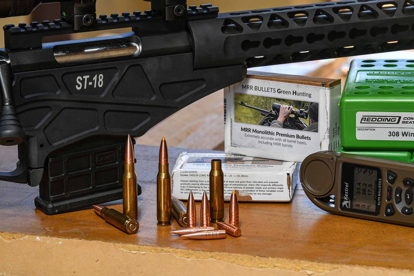 MRR Bullets: hunting and shooting monolithic copper bullets  The lead-free, monolithic pure electrolytic copper MRR Bullets with a Sabatti ST18 rifle featuring the multi-radial barrel.