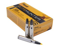 New from SIG Sauer: Elite Hunter Tipped rifle ammunition The Elite Hunter Tipped rifle ammunition in 308 Winchester