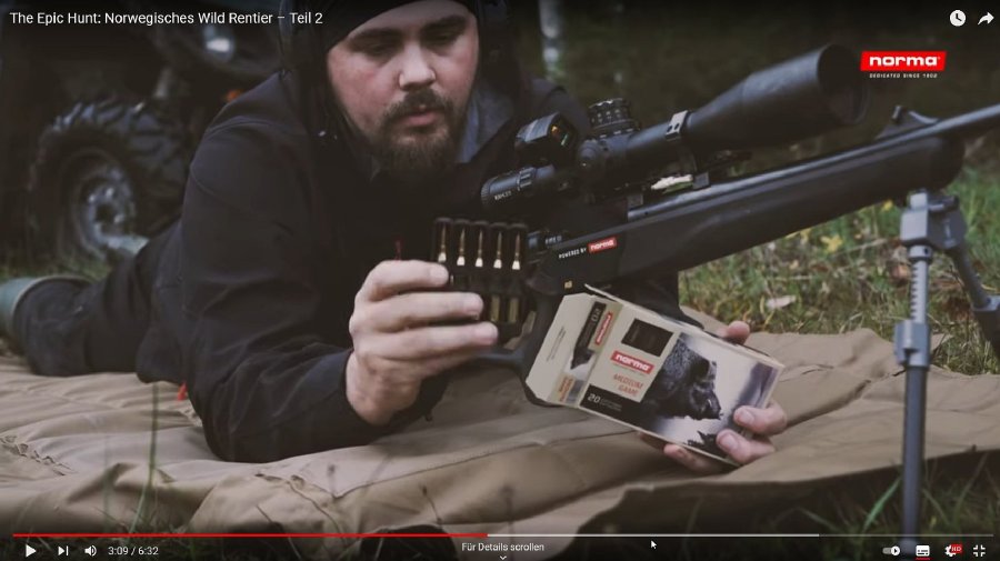 "The Epic Hunt" – From Norma, an unusual and exciting video series about reindeer hunting in Norway Einschiessen mit NORMA-Munition