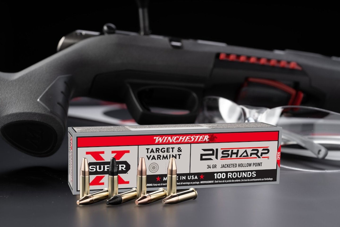 Rimfire newcomer: Winchester introduces the 21 Sharp cartridge The new Winchester 21 Sharp