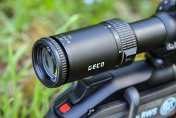 GECO 1-5x24i: the entry-level riflescope for driven hunts under test GECO 1-5x24i scope eyepiece detail