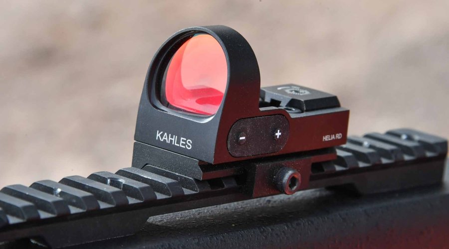 KAHLES new products for 2019: Helia RD red dot sight and K318i riflescopes The Helia RD red dot sight features a unique anti-reflection coating