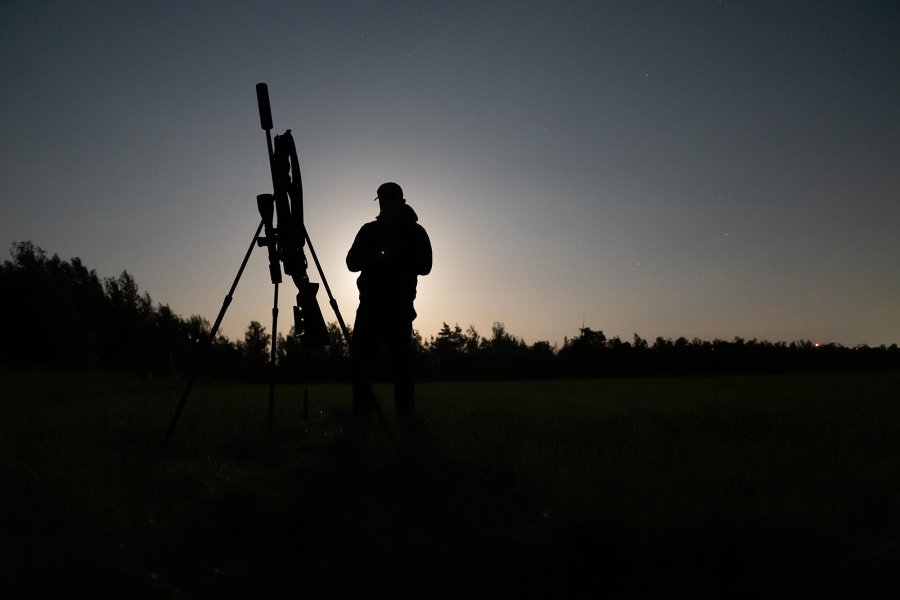 Mit dem DDMP 5-30x56 in der Nacht auf Sauen