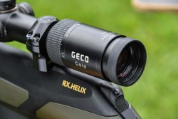 GECO Gold 2.5-15x56i: the universal hunting riflescope in our video test GECO Gold 2.5-15x56i Riflescope Eyepiece Detail