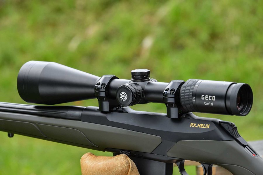 GECO Gold 2.5-15x56i: the universal hunting riflescope in our video test GECO Gold 2,5-15x56i riflescope