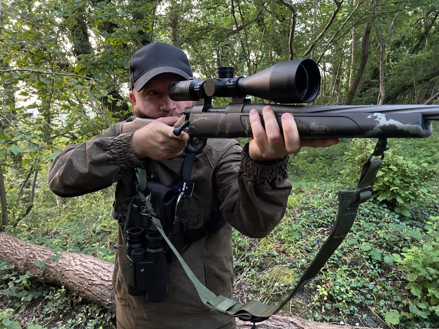 Field-test: GPO (German Precision Optics) Spectra 5x 3-15x56i riflescope: GPO Spectra 5x 3-15x56i mounted on a Weatherby MeatEater rifle.