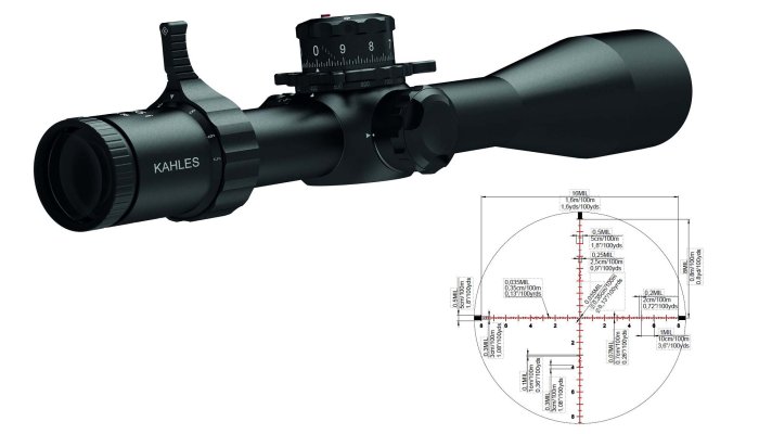 kahles: New scopes from Kahles for 2022: Helia 1.6-8x42i for hunting and K525i DLR with SKMR reticle for sport shooters 