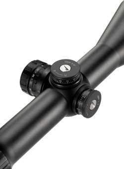 Minox ZX5i riflescopes: made to meet hunters requirements MINOX ZX5i 3-15x56. Detail of the tower.