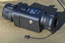 Test: Nitehog TIR-M35 Chameleon X-Core hunting clip-on thermal imaging optic the Nitehog TIR-M35 Chameleon X-Core module with the rubber ring