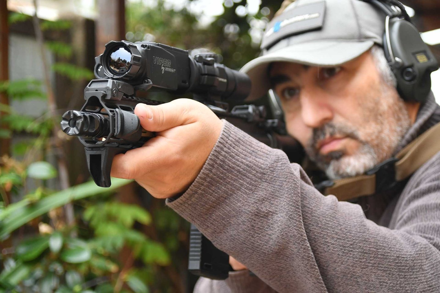 Nitehog Viper: Thermal clip-on optic in our technical pro review  Nitehog’s Viper thermal imaging clip-on eletro optic mounted on top of a DR-15 Mk23 SBR