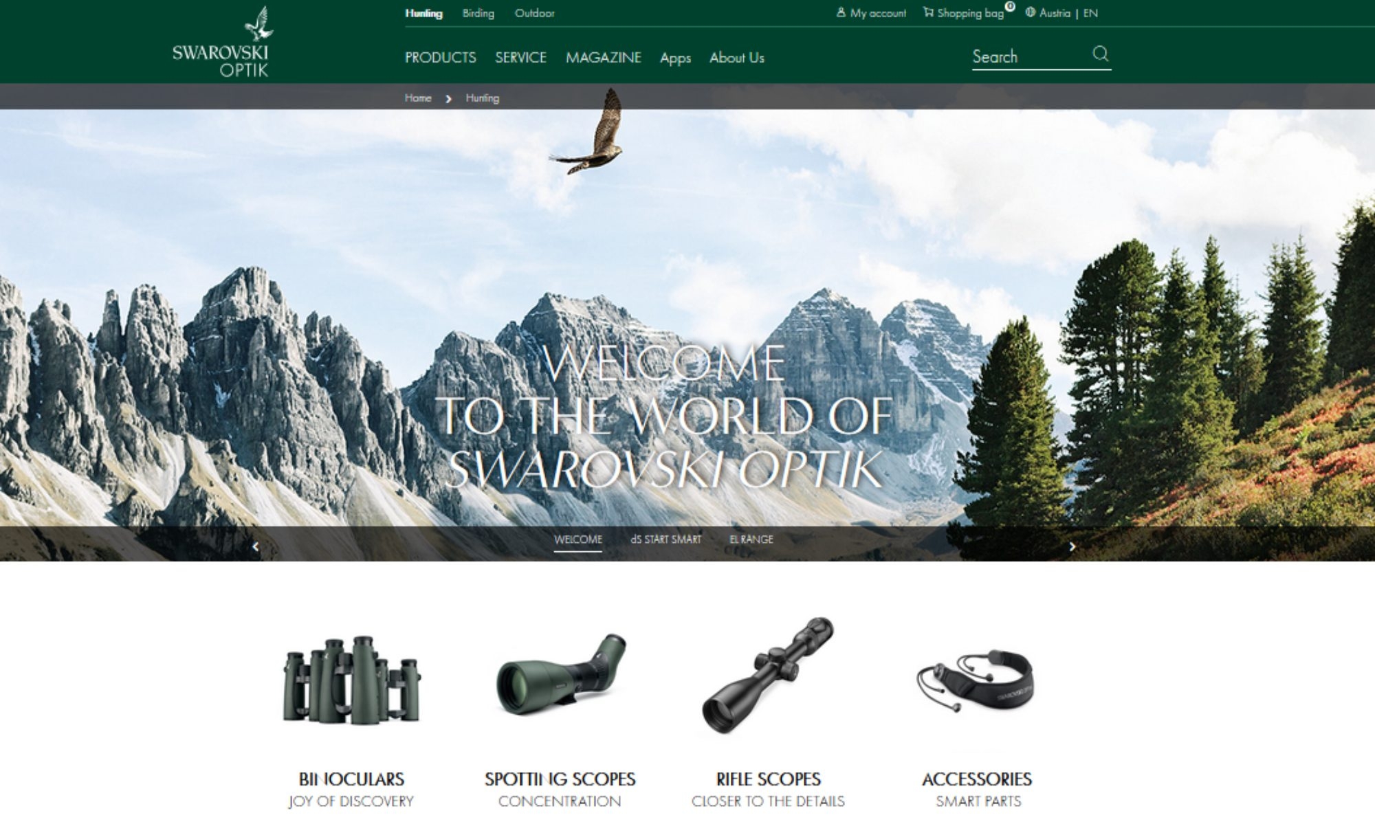 swarovski-optik: A 30-day right of return and a cleaning set worth 54 euros free of charge with every order in the online shop at Swarovski Optik