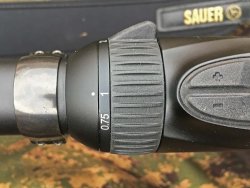 Swarovski Z8 0.75-6x20, a new dimension in driven hunt optics The adjustment buttons of the Swarovski Z8 0.75-6x20