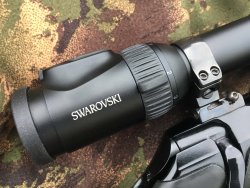 Swarovski Z8 0.75-6x20, a new dimension in driven hunt optics The eyepiece of the Swarovski Z8 0.75-6x20