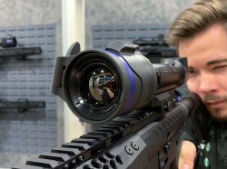 Pulsar introduces the Talion XQ38 Thermal Imaging hunting riflescope The front objective bell of the Talion XQ38 from Pulsar