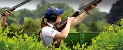 The Game Fair 2018: the Great British Countryside in all its glory Game Fair 2018: lady shooter with Browning rifle