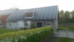 Dream Hunt: affordable hunting in Sweden Hunting lodge in Smaland courtyard.