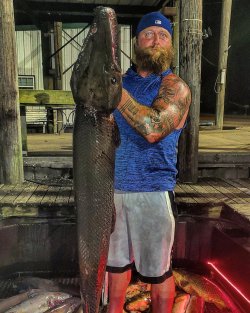 Dream hunt: alligator hunting in Louisiana The skinned alligator.