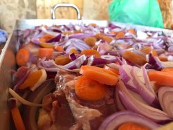 Dream Hunt: Balearic Boc hunting in the mountains of Majorca Balearic Boc meet ready for oven.