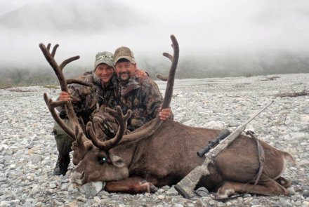 Dream hunt: hunting caribou and Dall rams in Alaska Hunters with caribou