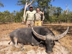 Dream hunt: Hunting in Australia Shaun with his son Brandon