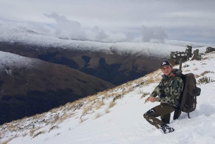 Hunting in NZ, South Island Eyre mountains looking for chamois and stags