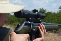 Report: driven hunting in South Africa - Which guns, ammo and optics are used? Merkel Helix with Kahles Helia 1-5x24.