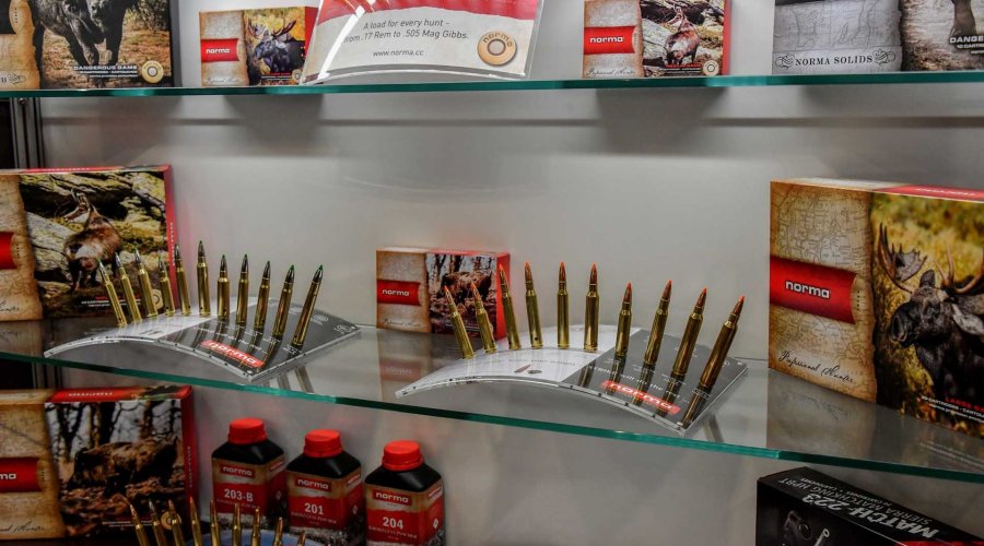 The Norma rifle cartridge line at HIT Show 2019