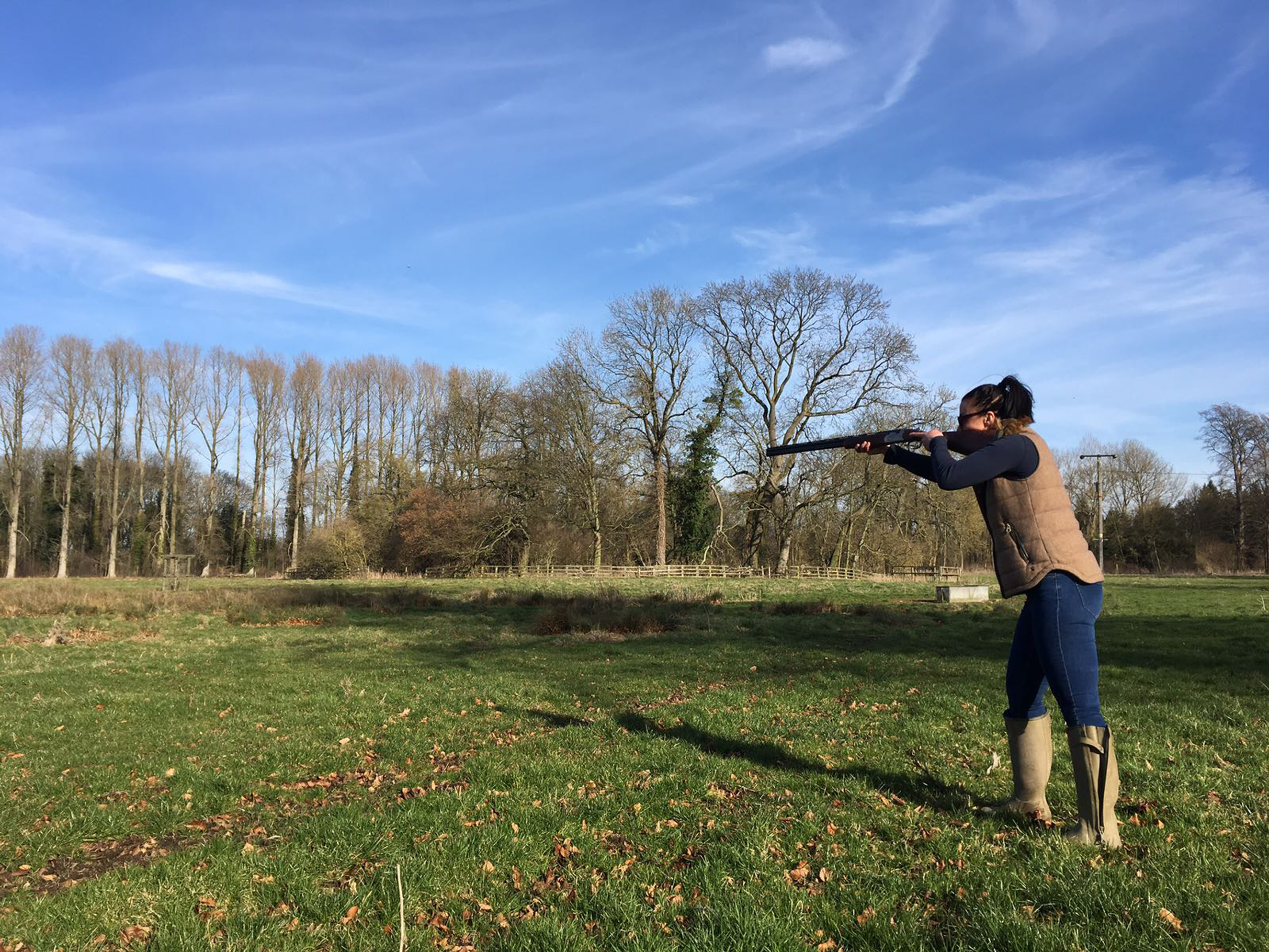 hunting-stories: A lady keeper, hunter and clay shooter