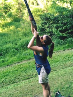 Lady keeper, hunter and clay shoot Clair Mcpake Lady keeper, hunter and clay shoot Clair Mcpake