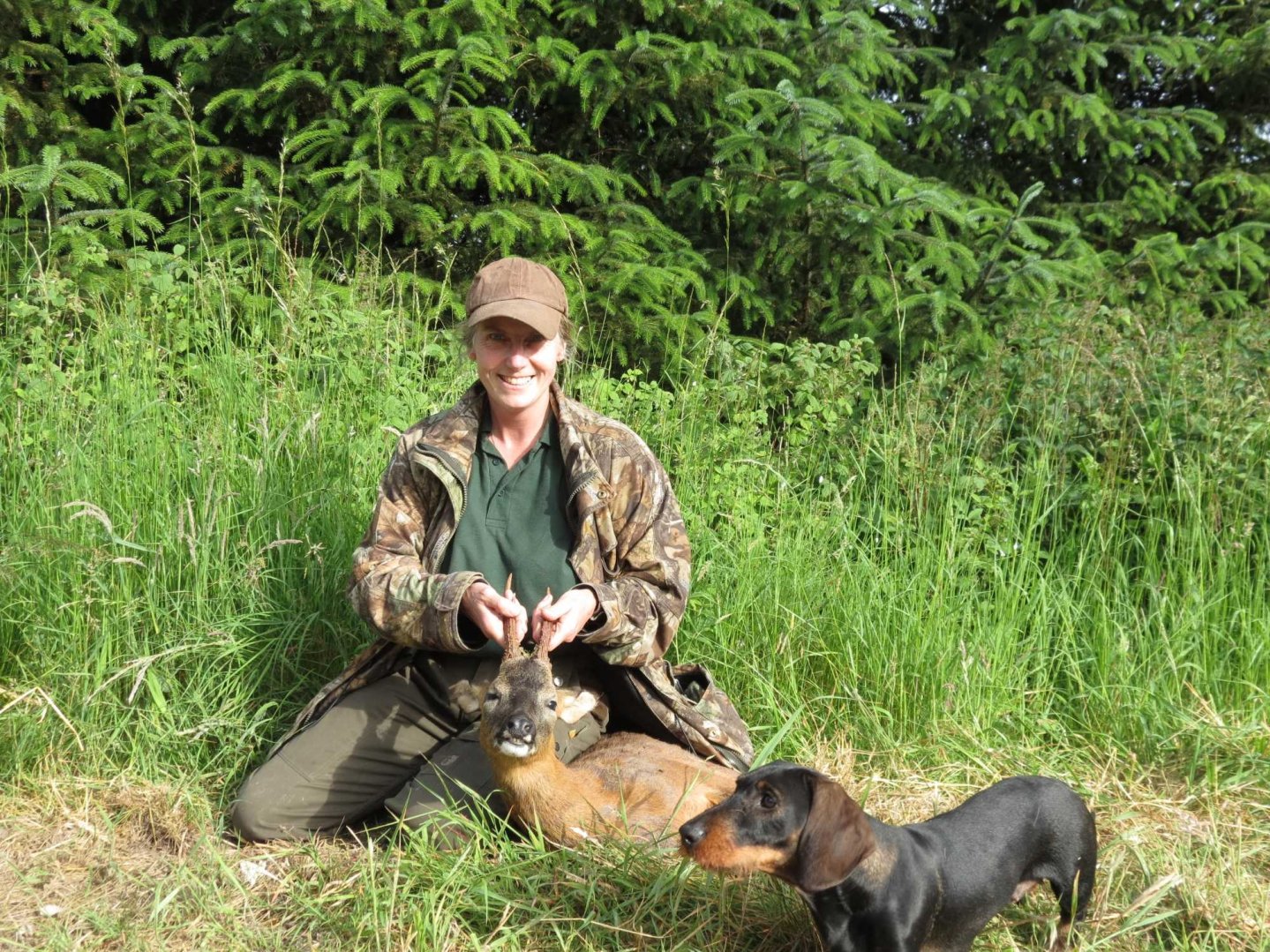 Audrey Watson and Roe buck