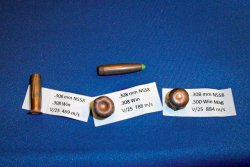 Long Range hunting: ballistic considerations Projectile residues after bombardment of a gelatin block