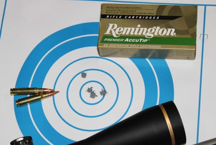 Nesika Sporter in .308 Winchester – An elite long range rifle for real connoisseurs  Grouping at 300 meters with Remington Premier