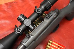 Mauser M18 in .308 Winchester caliber Minox ZX5 3-15x56 riflescope mounted on a Mauser M18 rifle in .308 Winchester