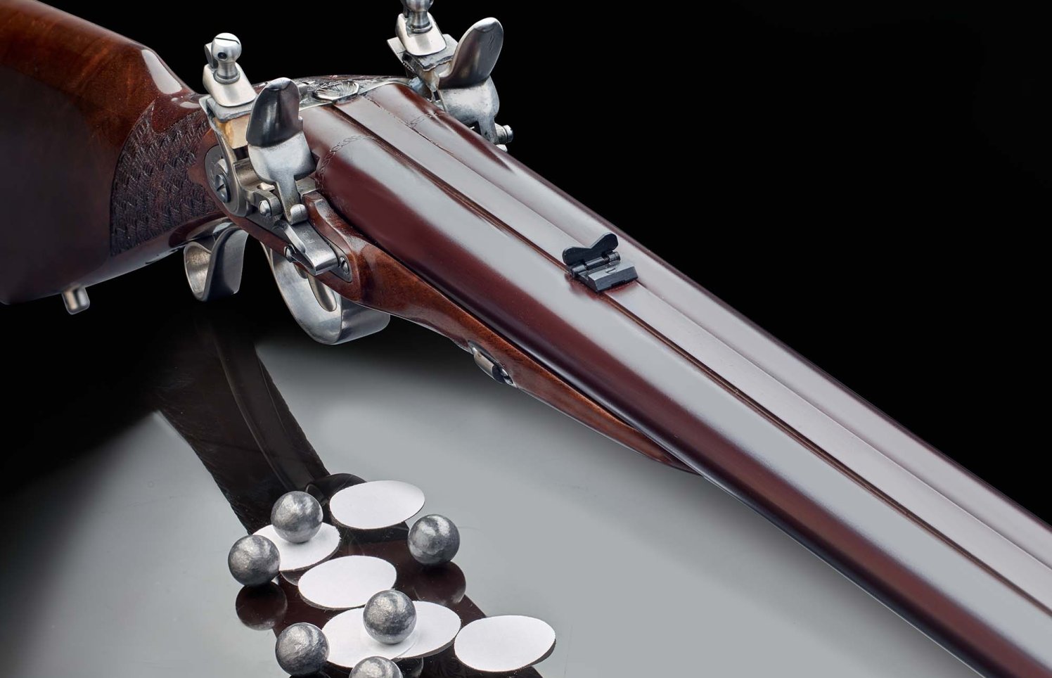 New from Pedersoli Kodiak Express flintlock double rifle all4shooters