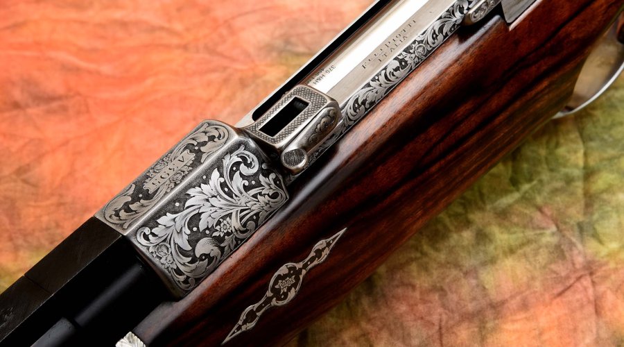 Carabina Piotti Take-Down Blocco anteriore attacco ottica carabina Piotti Take-Down