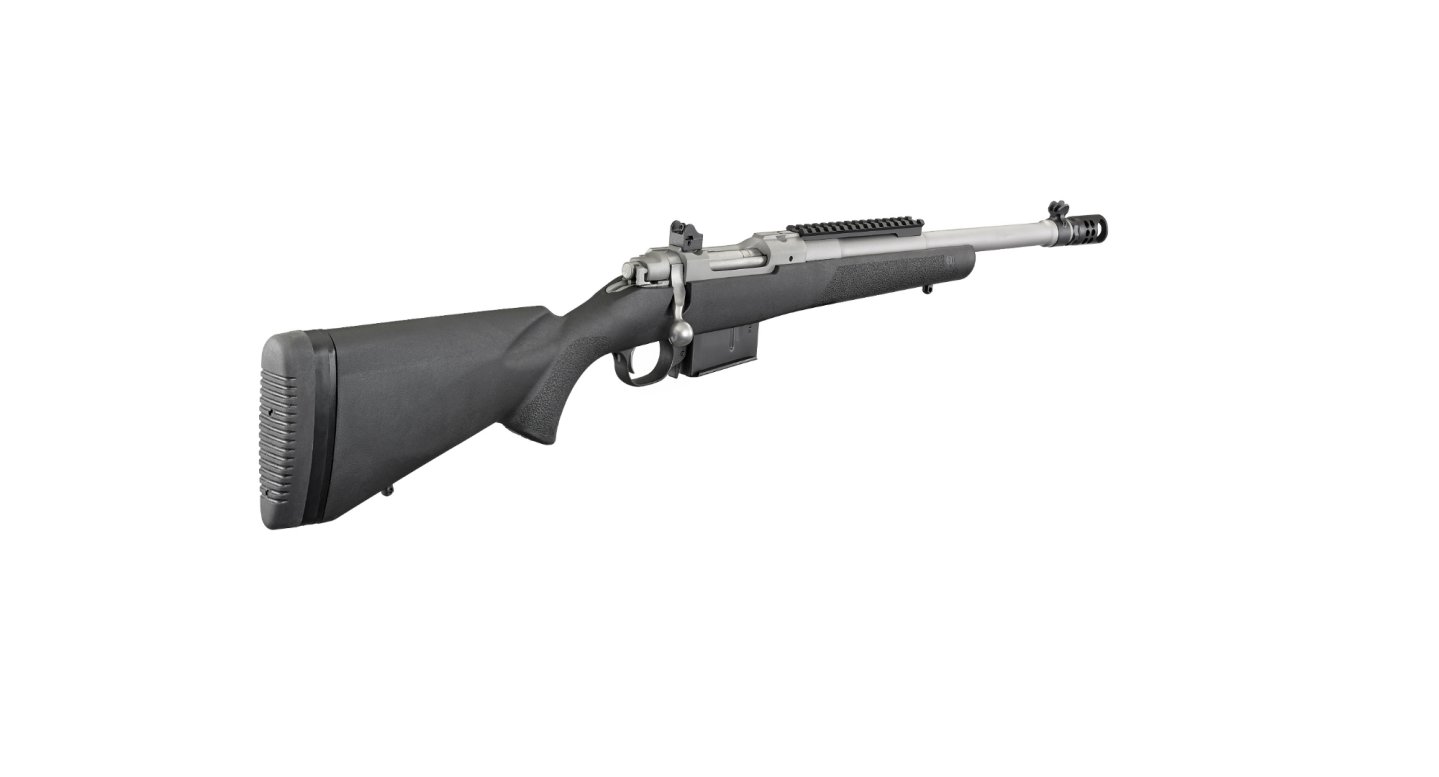 Ruger Scout Rifle goes big: now in .450 Bushmaster The Ruger Scout Rifle in .450 Bushmaster.