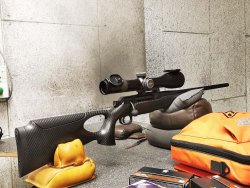 The Sauer S 505 on the shooting range
