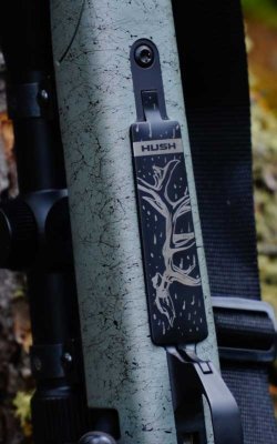 Weatherby Vanguard Hush Edition rifles now also available in 7mm Rem. Mag. The Hush logo on Weatherby rifle