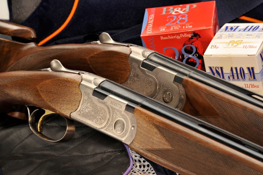 Beretta 686 Silver Pigeon I Sporting 28 gauge and .410 gauge over-and-under shotgun Beretta 686 Silver Pigeon I Sporting 28 gauge and .410 gauge over-and-under shotgun
