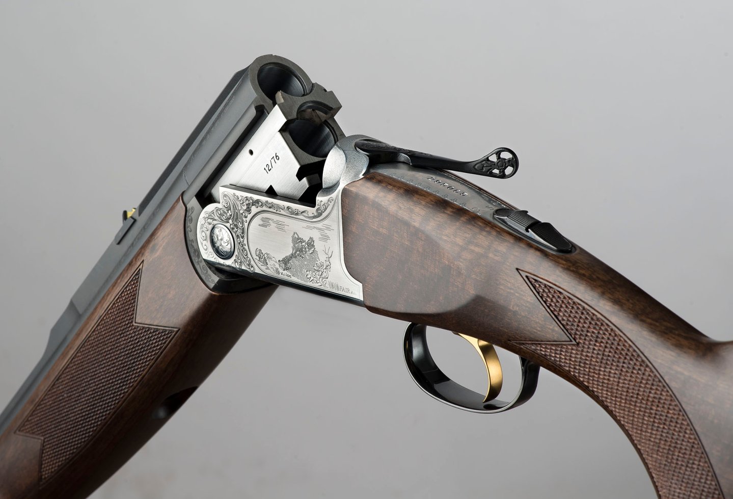 For wild boar hunting: F.A.I.R. SLX 600 Slug and SLX 600 Battue over-and-under shotguns  F.A.I.R. SLX 600 SLUG over-and-under