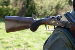 F.A.I.R. Jubilee Prestige 16 gauge over-and-under Prince of Wales stock of the F.A.I.R Jubilee Prestige over and under