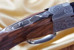 Krieghoff K-20 Victoria over-under in 20/76 ga: the high-quality ladies' shotgun under test Krieghoff K-20 Victoria over-under: fine engraving on the top strap