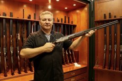 Piotti Brothers’ elegant guns Piotti with one of his over/under shotguns