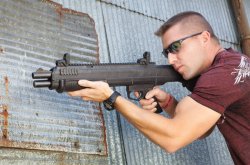 12-gauge Bullpup: Remington 870 conversion chassis by Bullpup Unlimited! 12-gauge Bullpup: Remington 870 conversion chassis by Bullpup Unlimited!