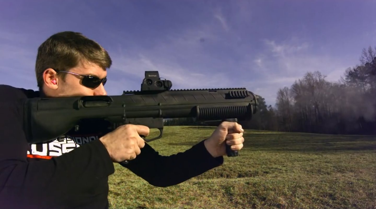 12-gauge Bullpup: Remington 870 conversion chassis by Bullpup Unlimited! 12-gauge Bullpup: Remington 870 conversion chassis by Bullpup Unlimited!