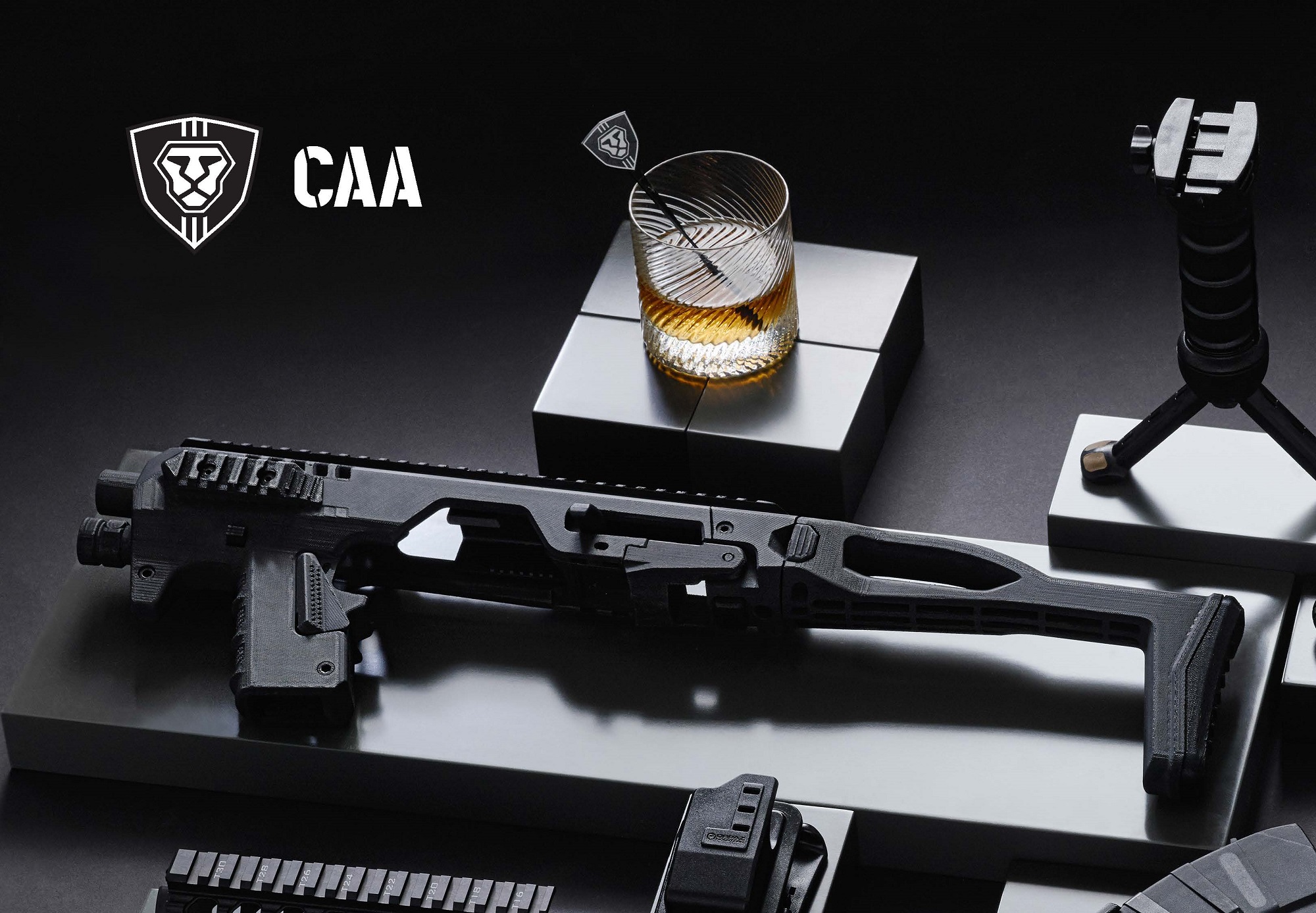 caa-tactical: CAA Micro-RONI pistol-carbine conversion chassis