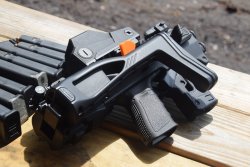 CAA Micro-RONI pistol-carbine conversion kit CAA - Command Arms Accessories offers the new Micro-RONI pistol-carbine conversion chassis for semi-automatic handguns