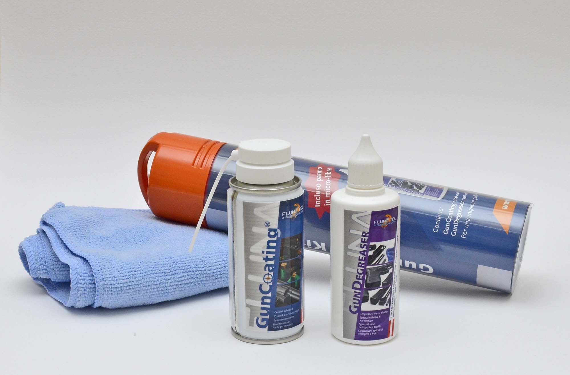 accessories: Fluna Tec gun care kit, the innovative choice