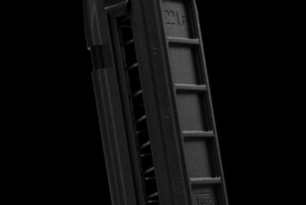 The new 15-round double-stack magazine for the G44 in .22 LR
