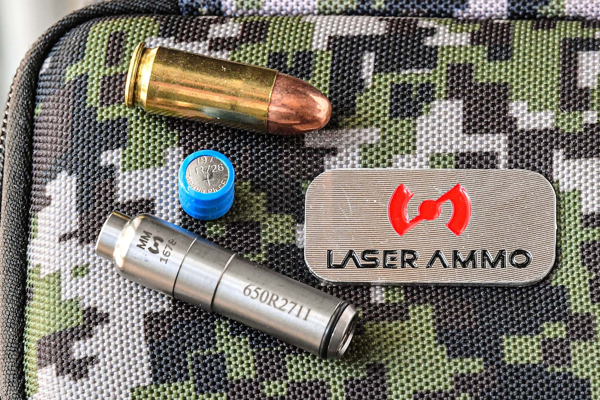 Angeebin Laser Training Cartridge for 45ACP,40S&W,380ACP,9MM Suitable for Dry Fire Training Laser Bullet with Spare Accessories 